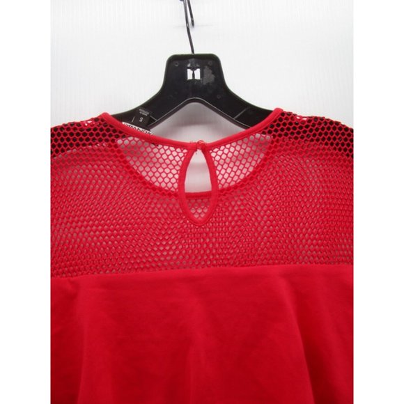 Project Runway Dress Small Shift Pullover Mesh Ruffle Cocktails Party* - Picture 7 of 12